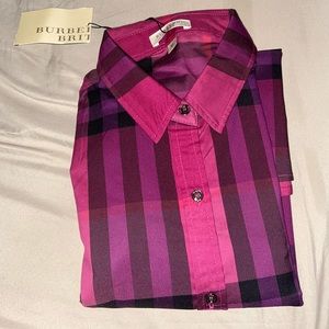 Burberry Brit Plaid Button-Down Shirt